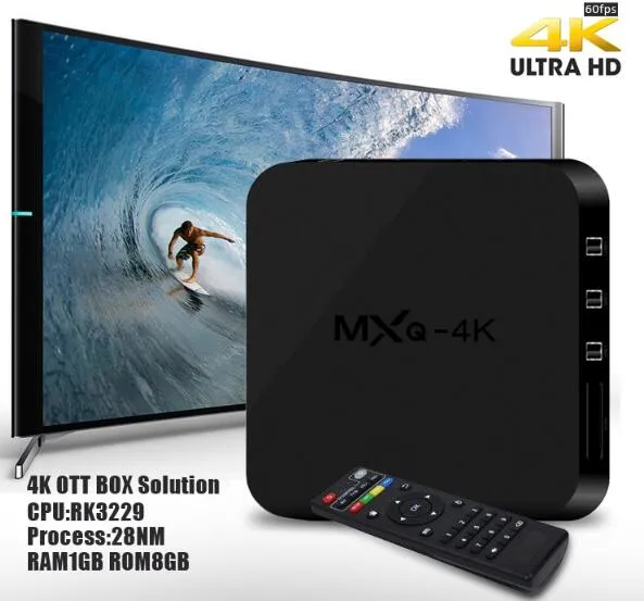 Quad Core Mxq-4K Set Top Box TV Box