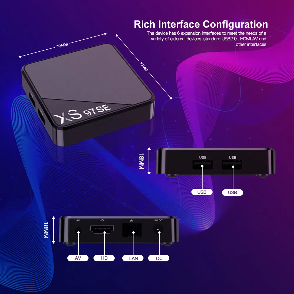 Premium 1+8GB Xs97 Se 4K Streaming Set Top Box