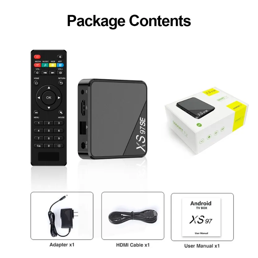 Premium 1+8GB Xs97 Se 4K Streaming Set Top Box