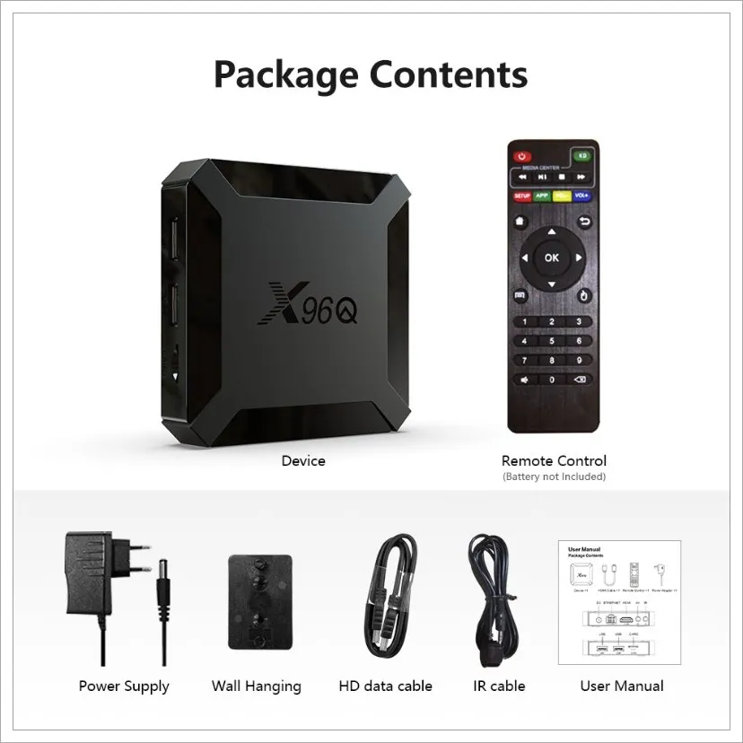 Set Top Box TV Box Android 10 Allwinner H313 2.4gwifi HD 4K