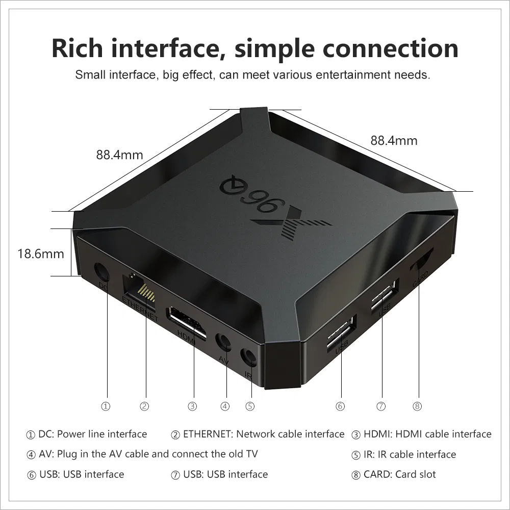 Set Top Box TV Box Android 10 Allwinner H313 2.4gwifi HD 4K