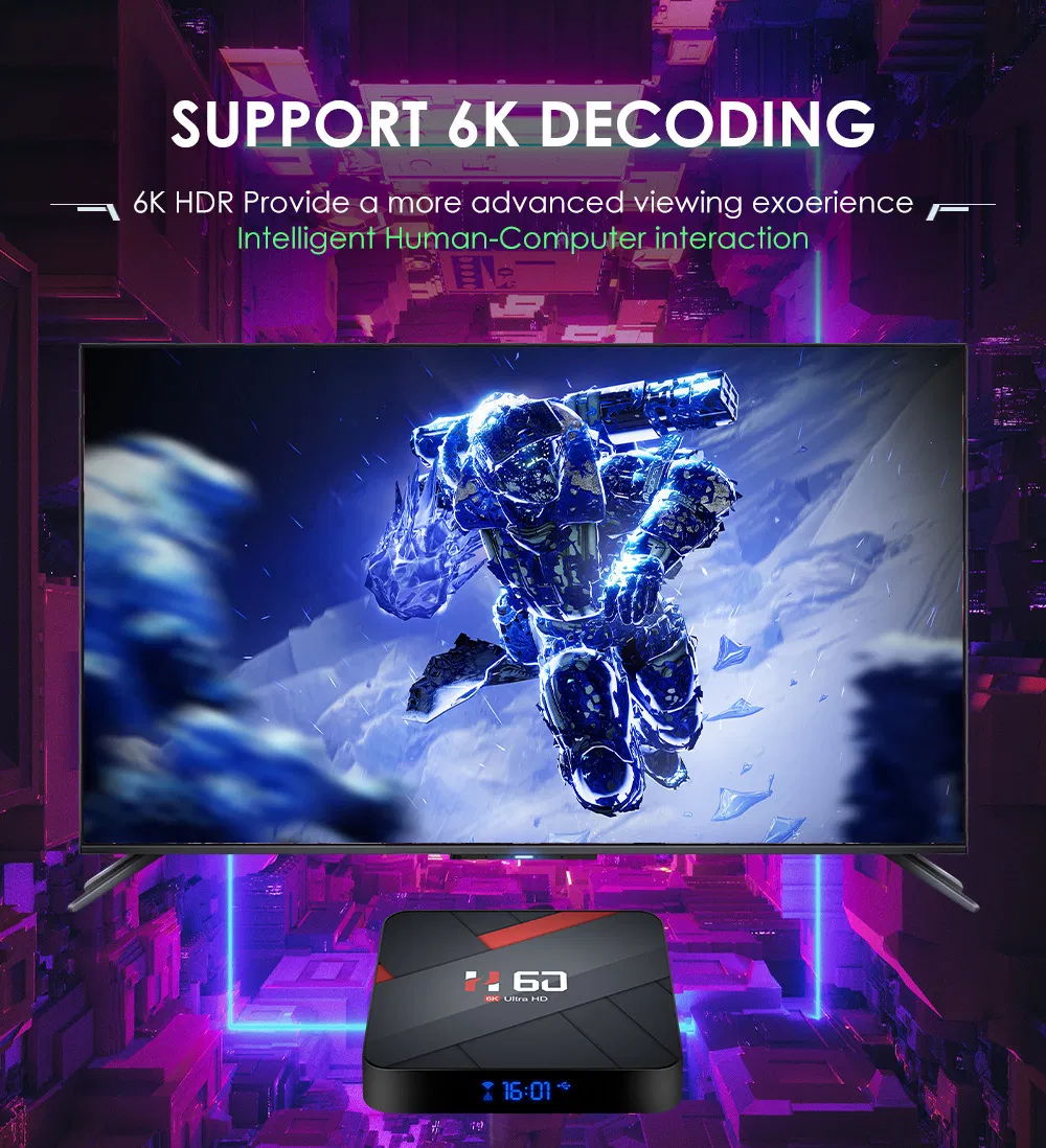 Network Set-Top Box H616 Android 12 6K High-Definition Player TV Box 2GB+16GB