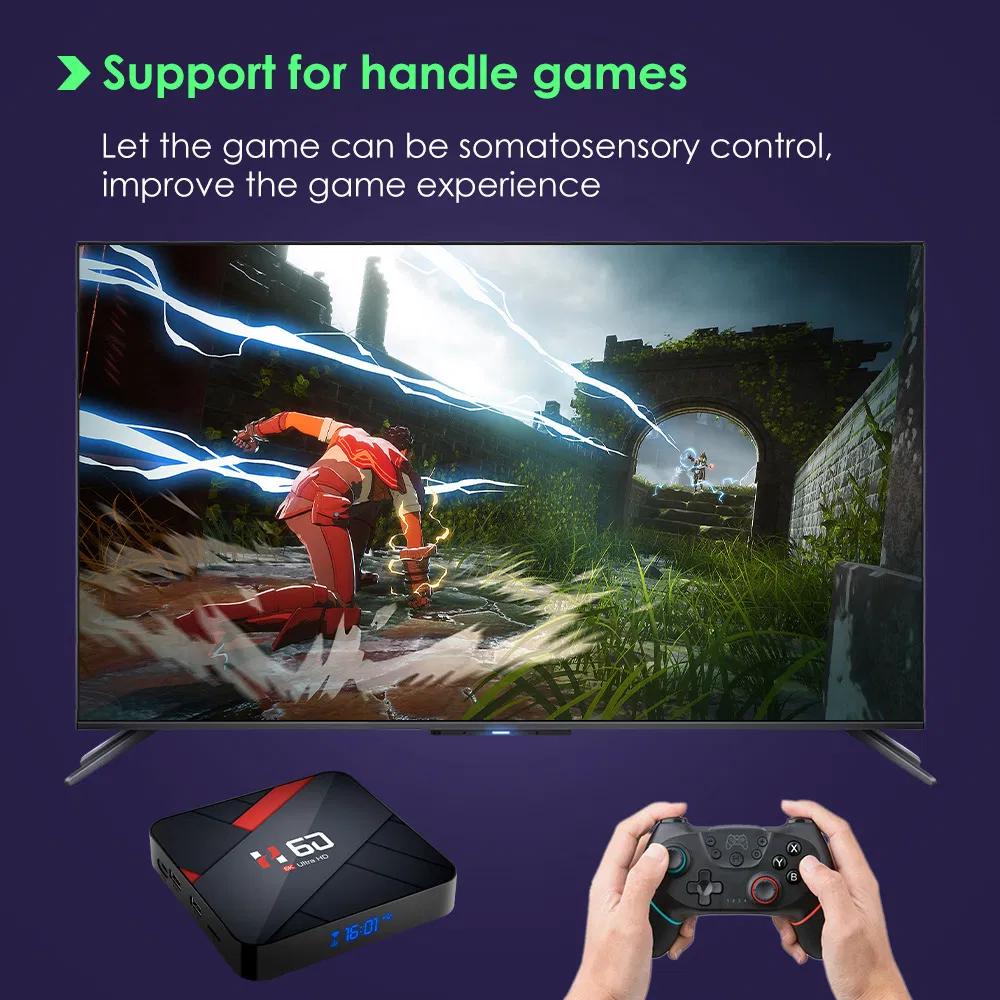 Network Set-Top Box H616 Android 12 6K High-Definition Player TV Box 2GB+16GB