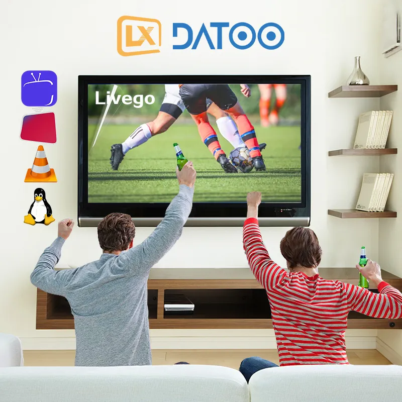 Leadcool Lxtream Datoo Livego TV Box 4K Dual WiFi Media Player Amlogic S905W4 Quad Core Set Top Box