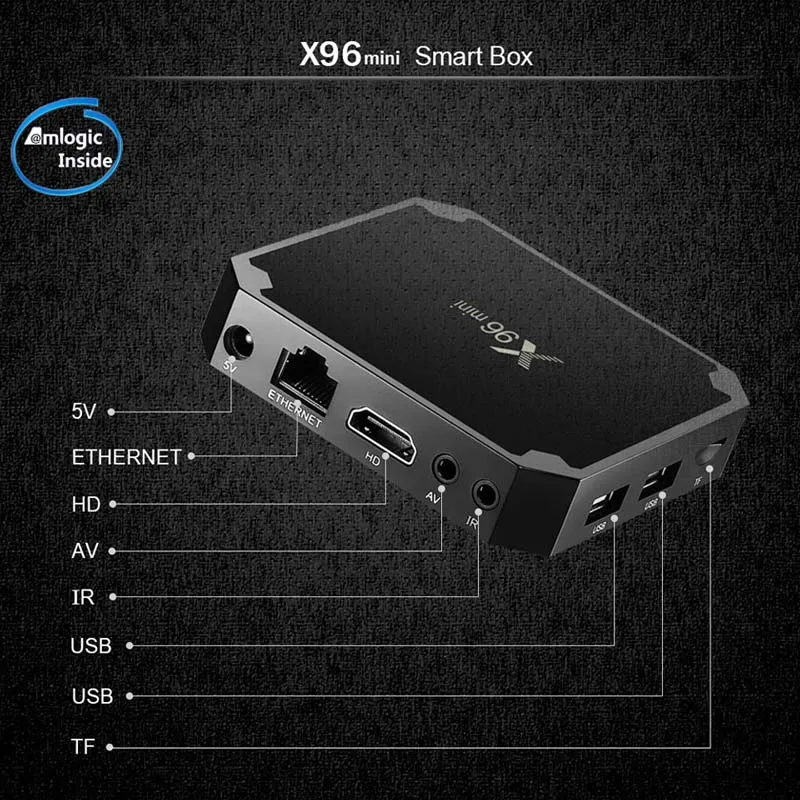 X96mini Android11.0 S905W 5g Set Top Box Quad Core Media Player