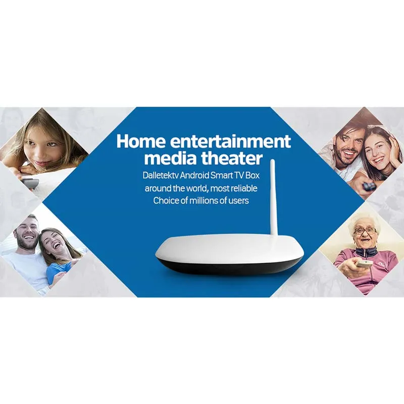 Hot Sale Leadcool Q1304 Rk3229 2g 16g Android 8.1 4K Smart TV Set-Top Box