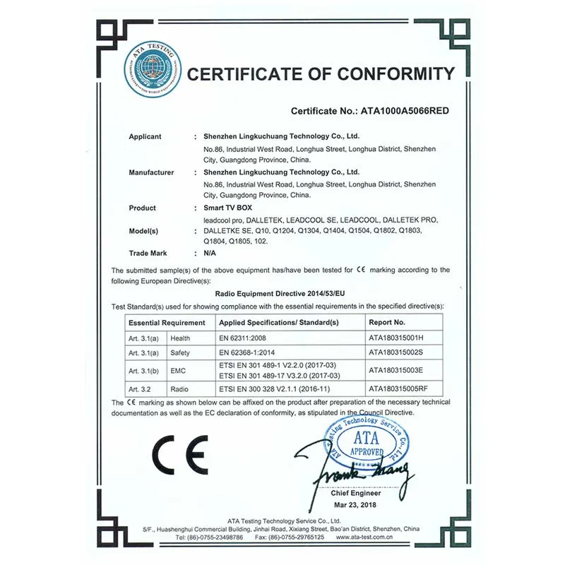 Leadcool Q9 S905W 2g 16g Android 9.0 1GB 8GB 2.4G WiFi 4K Smart IPTV Set-Top Box