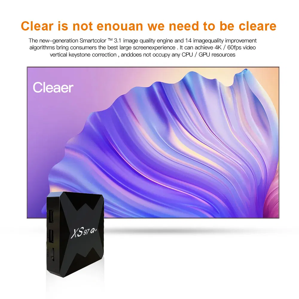 4K Android TV Set-Top Box with Cor-Tex A53 Technology