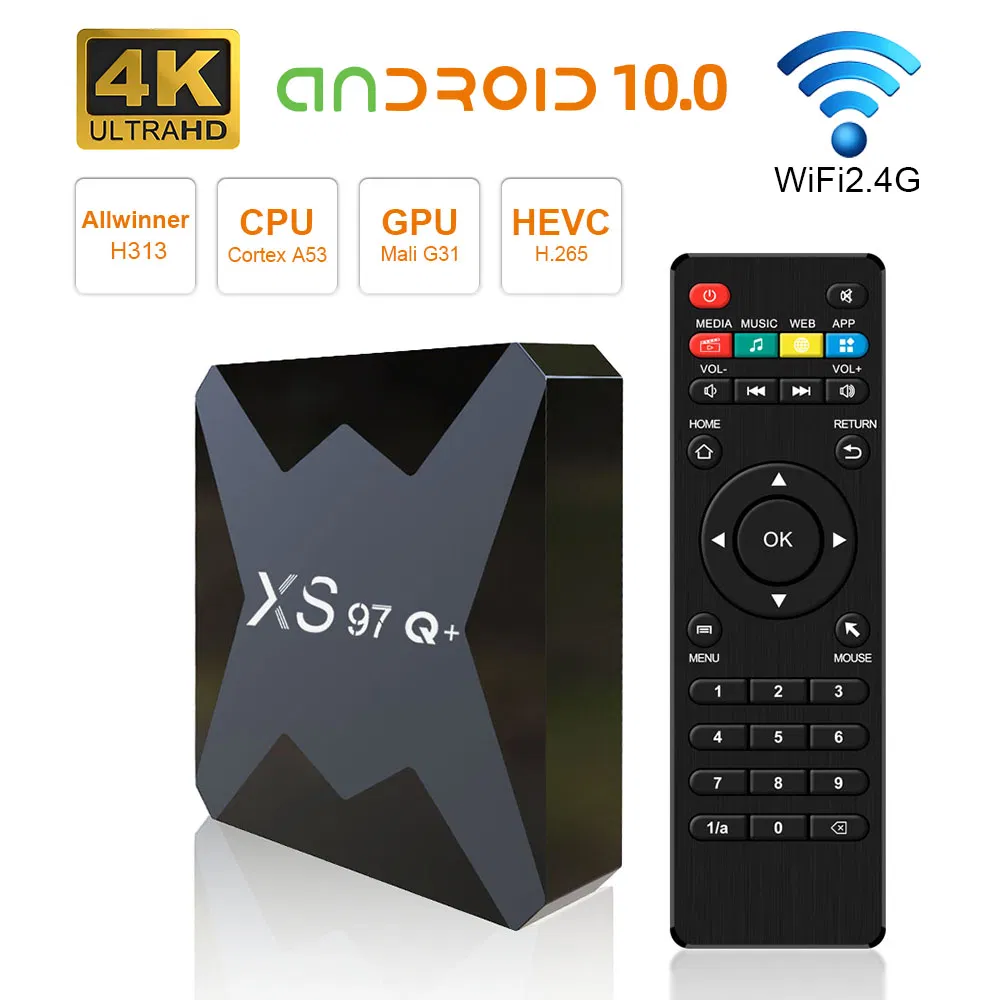 4K Android TV Set-Top Box with Cor-Tex A53 Technology