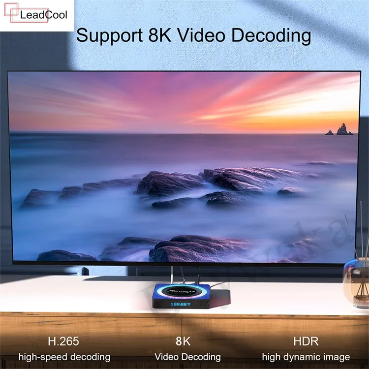 Leadcool X88 PRO 13 Android TV Box Rockchip Rk3528 Set Top Box