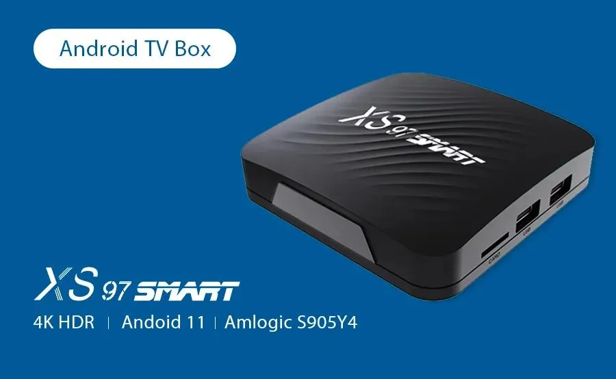 Wholesale IPTV 4kott Android TV Box Xs97 Smart Set Top Box Manufacturers S905y4 DDR4 IPTV Box
