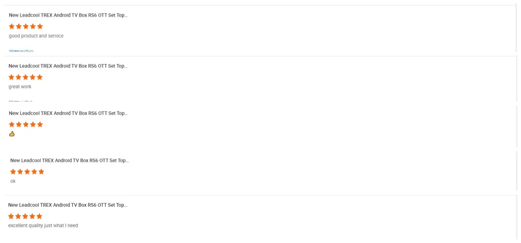 New Leadcool T-Rex Android TV Box Quad Core Set Top Box