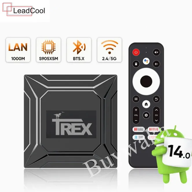New Leadcool T-Rex Android TV Box Quad Core Set Top Box