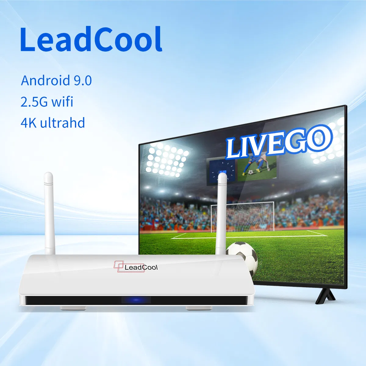 Leadcool Android Box 4K Media Player Set Top Box