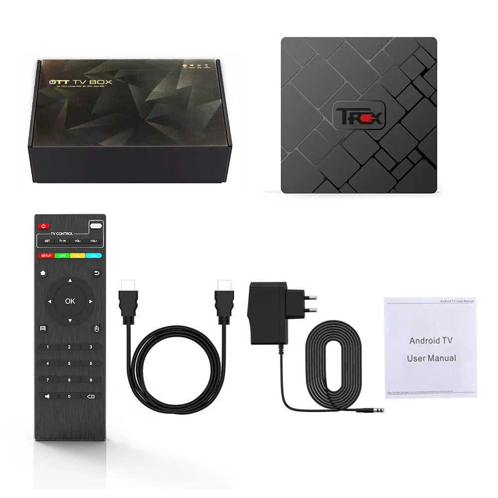 T-Rex Android TV Box Rk3566 Quad Core Bt5.0 USB3.0 1000m Ethernet Set Top Box