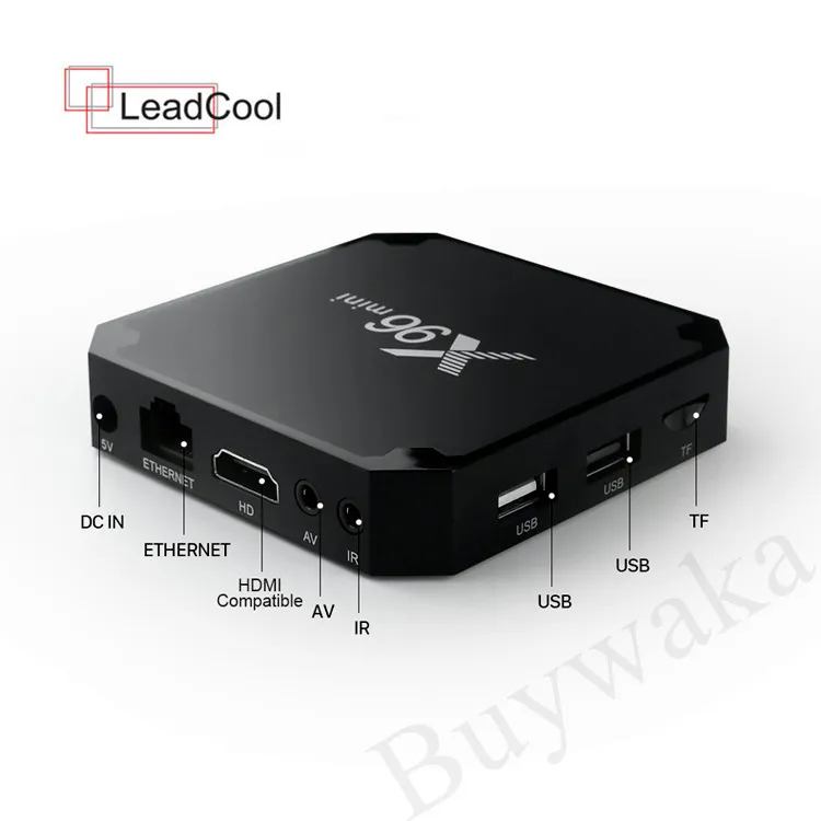 Leadcool Android 9.0 X96 Mini Set Top Box 2GB RAM TV Box
