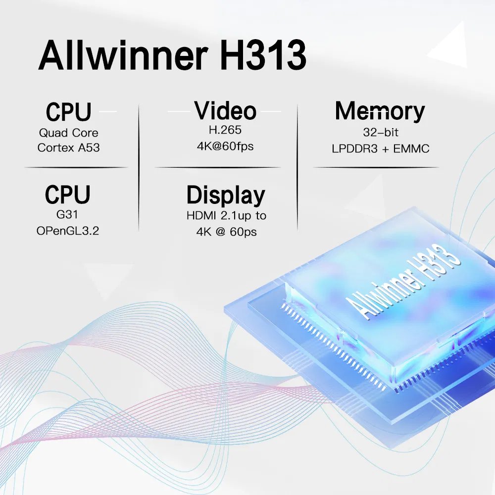 Best Xs97 K2 Bt TV Box Smart Allwinner Set Top Box H313 Quad Core 2GB 8GB Android 10 TV Box