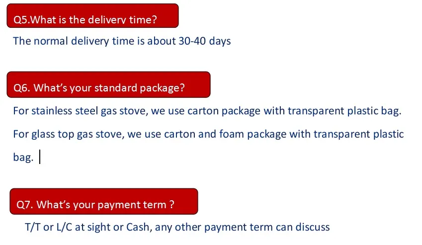 Manufacturer Cooking Appliance Double Burner Gas Stove Yg-G2086