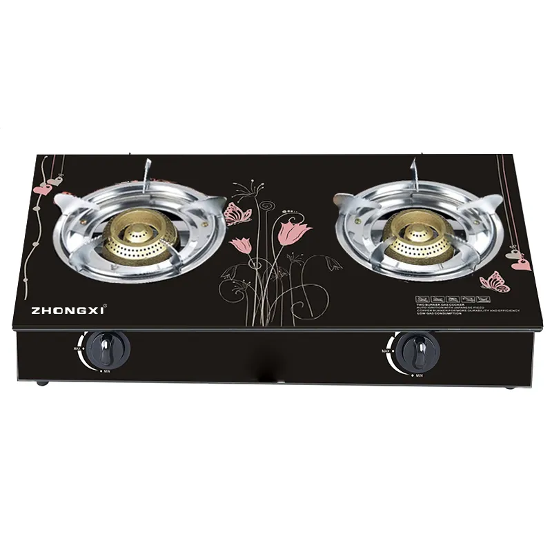 Hot Sell Model Tempered Glass Panel Cheap Price One Burner Gas Stove