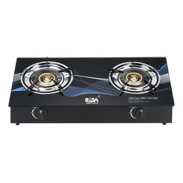Tempered Glass Gas Stove Two Burner Gas Stove