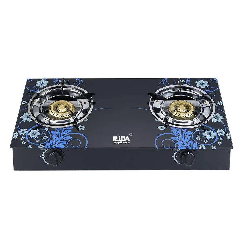 Tempered Glass Gas Stove Two Burner Gas Stove