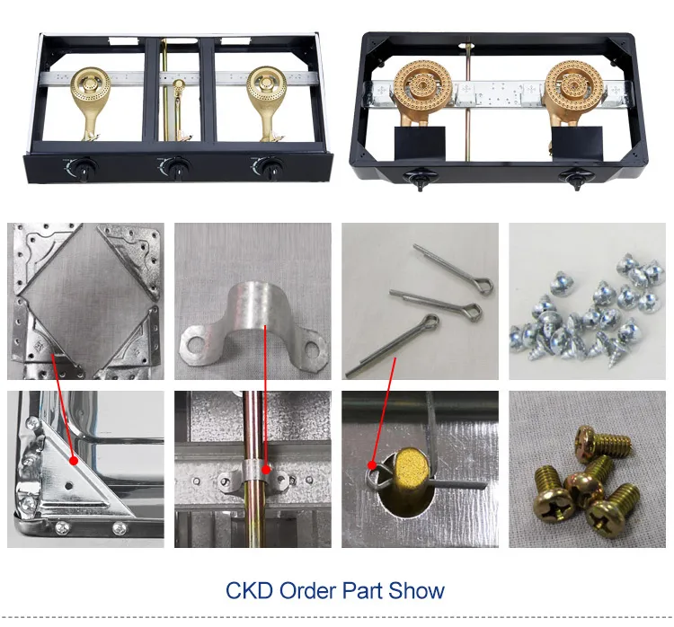 High Quality Mulit Function Automatic Ignition 3 Burner Cooking Infrared Heavy Duty Gas Burner Stove