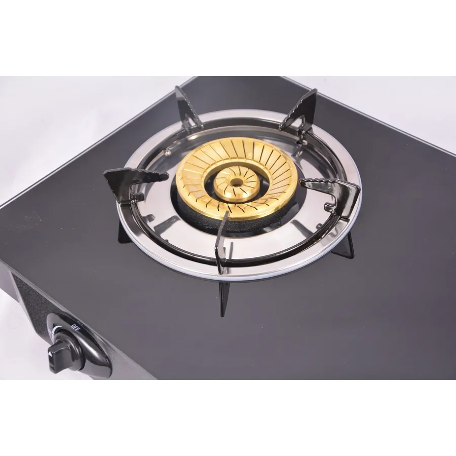 Chinese Custom Desktop 2 Burner Tabletop Tempered Glass LPG Gas Stove