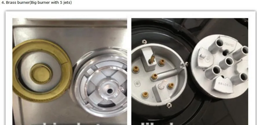 Trending 90cm Professional Table Top Black Glass Gas Stove