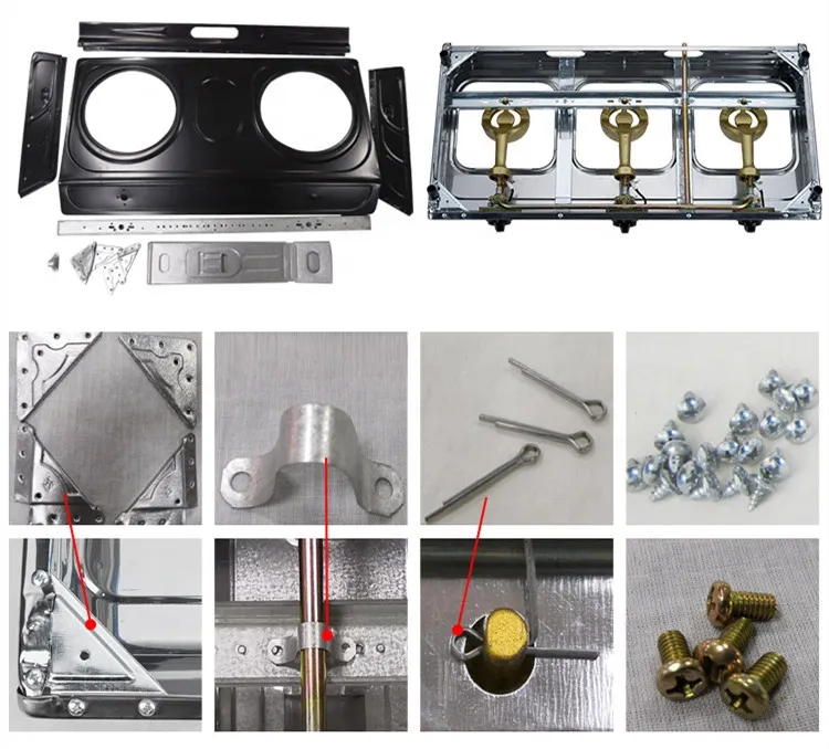 Chinese Hot Sale Household Kitchen Home Use Good High Quality Commercial Cheap Price Best 3 Burner Gas Stove