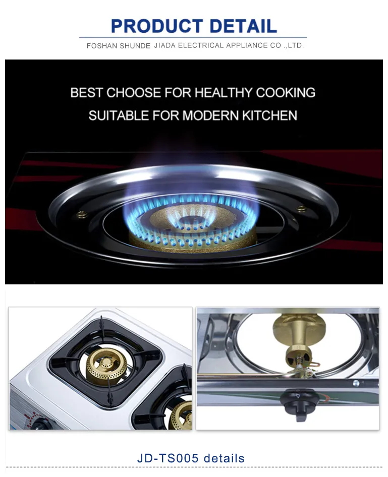 Chinese Hot Sale Household Kitchen Home Use Good High Quality Commercial Cheap Price Best 3 Burner Gas Stove
