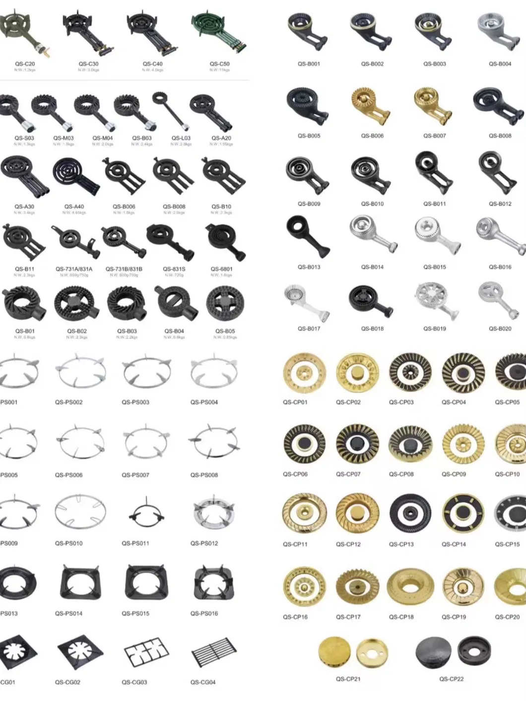 Premium Heavy Duty Cast Iron Pan Support for Gas Stoves