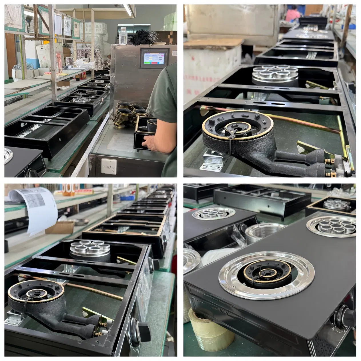 Goldk GS-139 Premium Quality Black 2 Burner Table Tempered Glass Gas Stove