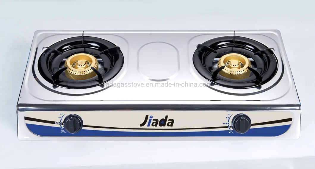 China Factory Cheap Price Hot Sale Honeycomb Burner Double Burner Stainless Steel Gas Stove