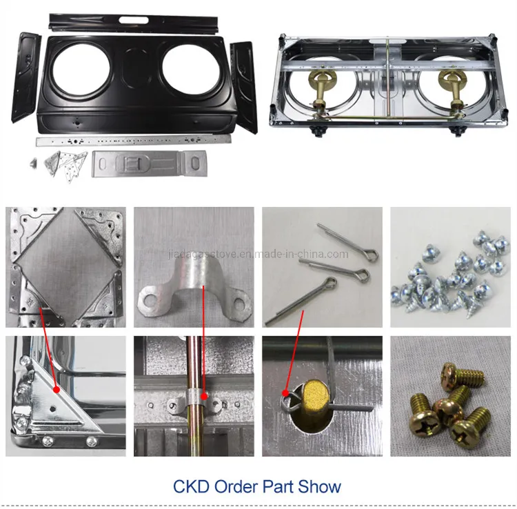 China Factory Cheap Price Hot Sale Honeycomb Burner Double Burner Stainless Steel Gas Stove