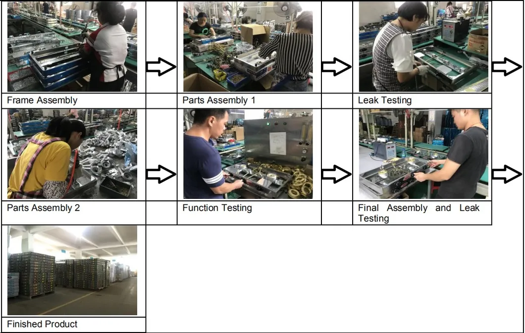 Gas Cooker Powerful 2 Brass Burner Stainless Steel Gas Stove