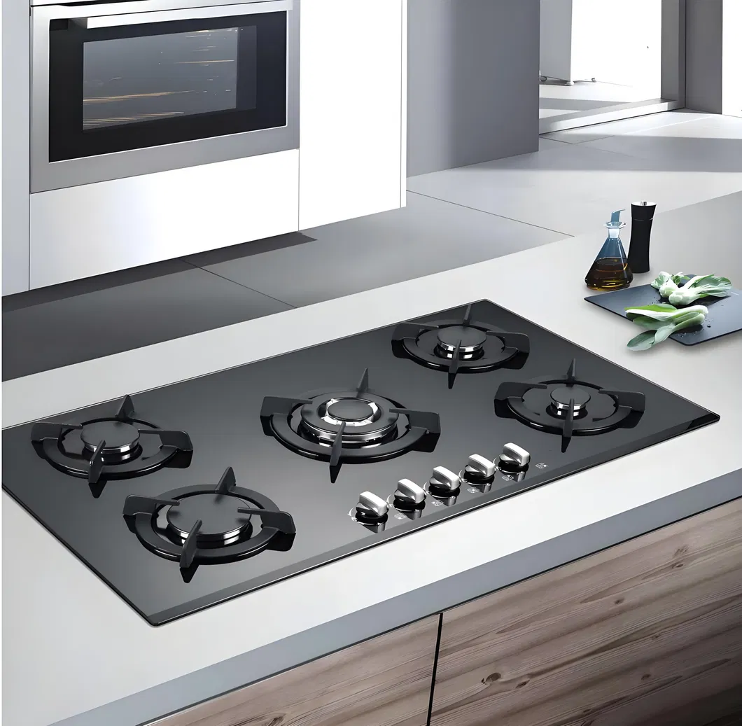 High Quality Good Fire Blue Flame 5 Burner Table Gas Stove Qg5z60tcw