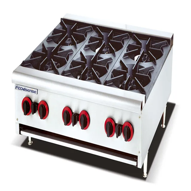 Hotel Restaurant Heavy Duty Hot Sale Gas Stove