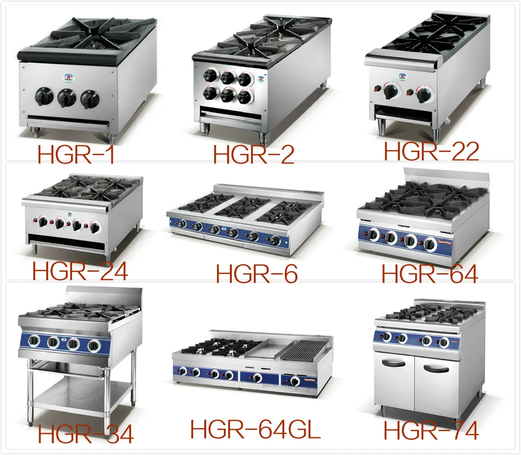 Heavy Duty 4-Burner Gas Stove (HGR-4)