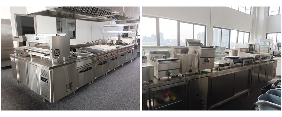 Um-UR-4b Stainless Steel Kitchen Equipment 4 (2/6) Burners Gas Clay Pot Stove Range &amp; Cabinet Gas Commercial 4 (2/6) Burner Stove