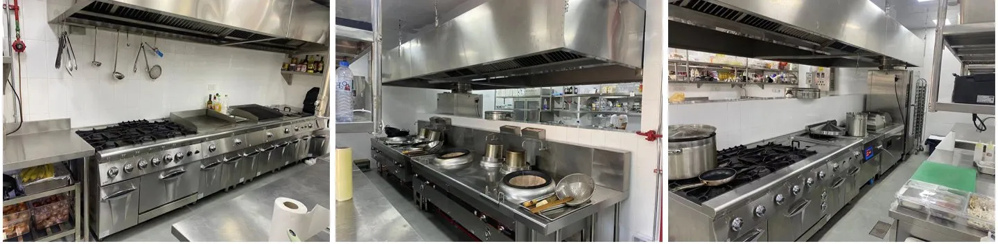 Um-UR-4b Stainless Steel Kitchen Equipment 4 (2/6) Burners Gas Clay Pot Stove Range &amp; Cabinet Gas Commercial 4 (2/6) Burner Stove