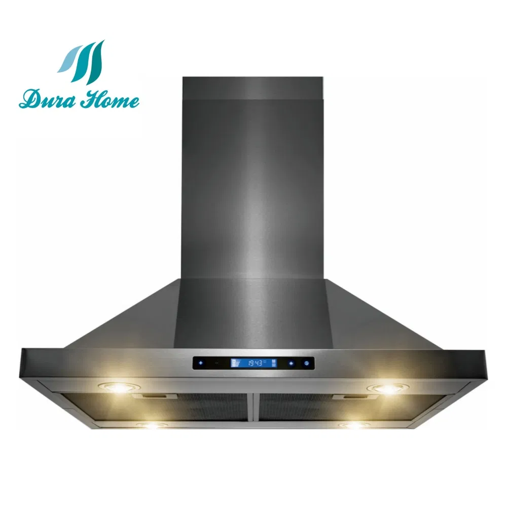 Stylish Golden Kitchen Hood Range Hood, 110V, Power 90-250W Efficiency