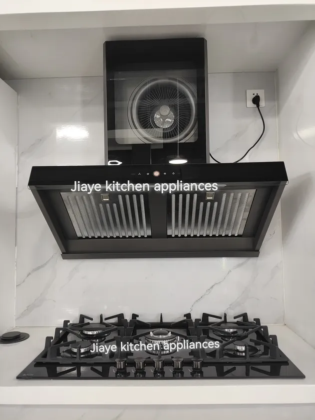 Tower Shape Home Kitchen Chimney Stainless Steel Range Hood with Carbon Filter