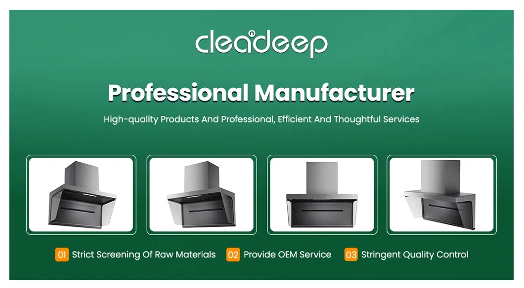 Modern C5 High-Quality Black Kitchen Range Hood for Smoke Extraction 51-60dB Noise Wall-Mounted Cooker Hood