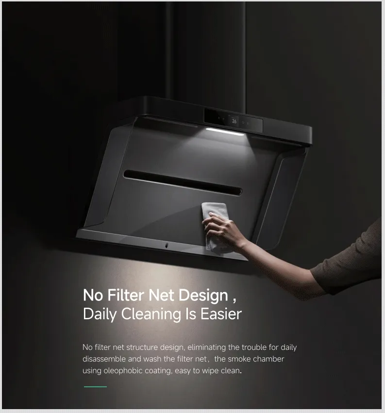 High Technology S20 High-Speed Ventilation Range Hood in Residential Kitchens