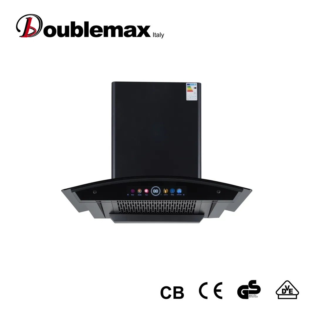 900mm Cruve Glass with Voice Control Smart Function Ai Portable Range Hood