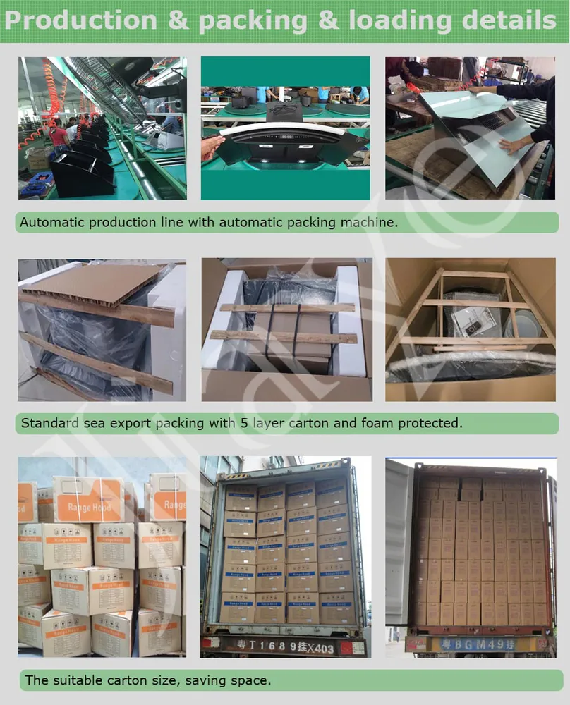 Stylish 900mm Wall Mounted Range Hood with Side Suction