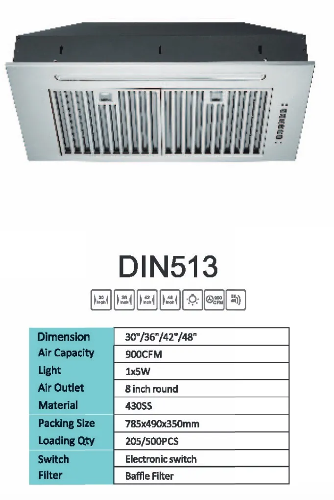 Dura Home 30-Inch Insert Stainless Steel Range Hood Cooker Hood