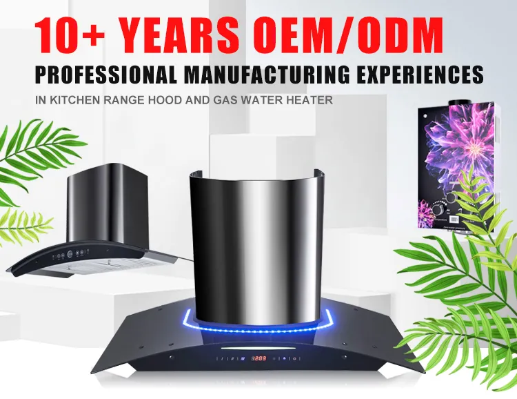 Factory Hot Sell Regular Design for Range Hood with Button Control