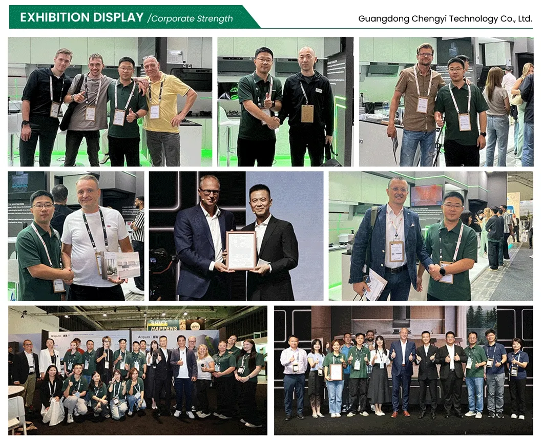 Auto Clean Q3 Multi Speed Kitchen Range Hood for Urban Cooking