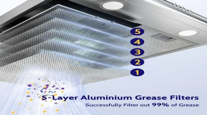 Built-in/Insert Range Hood Stainless Steel Kitchen Vent Hood